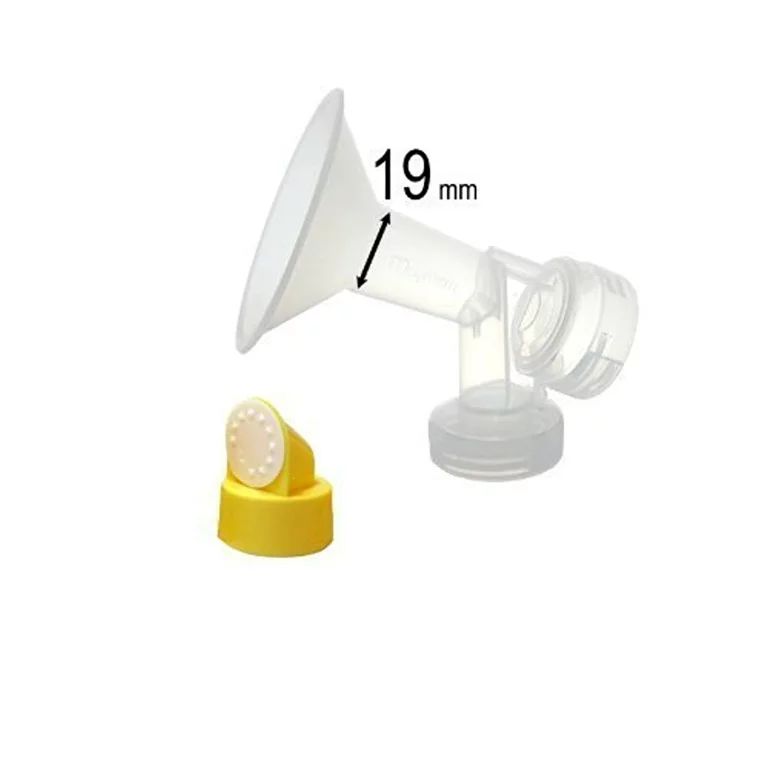 One-Piece Breastshield (19 mm, Extra Small) w/Valve, Membrane for Medela Breast Pumps (Pump in St... | Walmart (US)