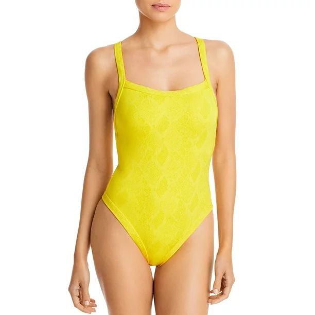 Solid & Striped the Kyle One Piece Swimsuit, Yellow, Small | Walmart (US)