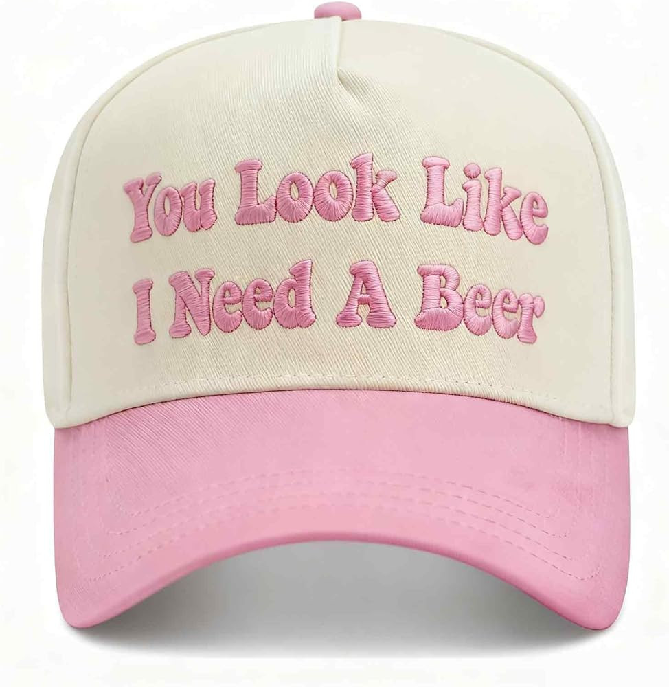 Funny Gag Trucker Hat You Look Like I Need A Beer -Embroidery Funny Hats Adjustable Baseball Cap ... | Amazon (US)