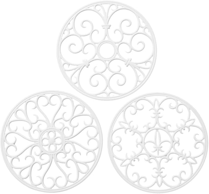 Silicone Trivet Mat - Non-Slip & Heat Resistant Kitchen Hot Pads for Countertops & Table - Kitche... | Amazon (US)