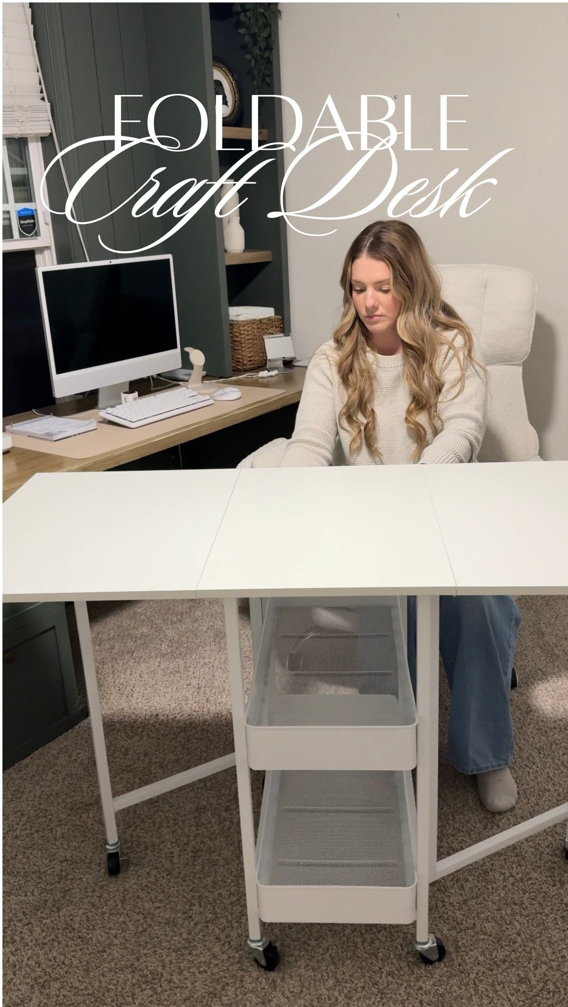 Foldable craft desk from Michaels on clearance! Check for in-store pick up 👏🏼 also linked some other options for you!

#LTKvlog #LTKdayinmylife #LTKHome