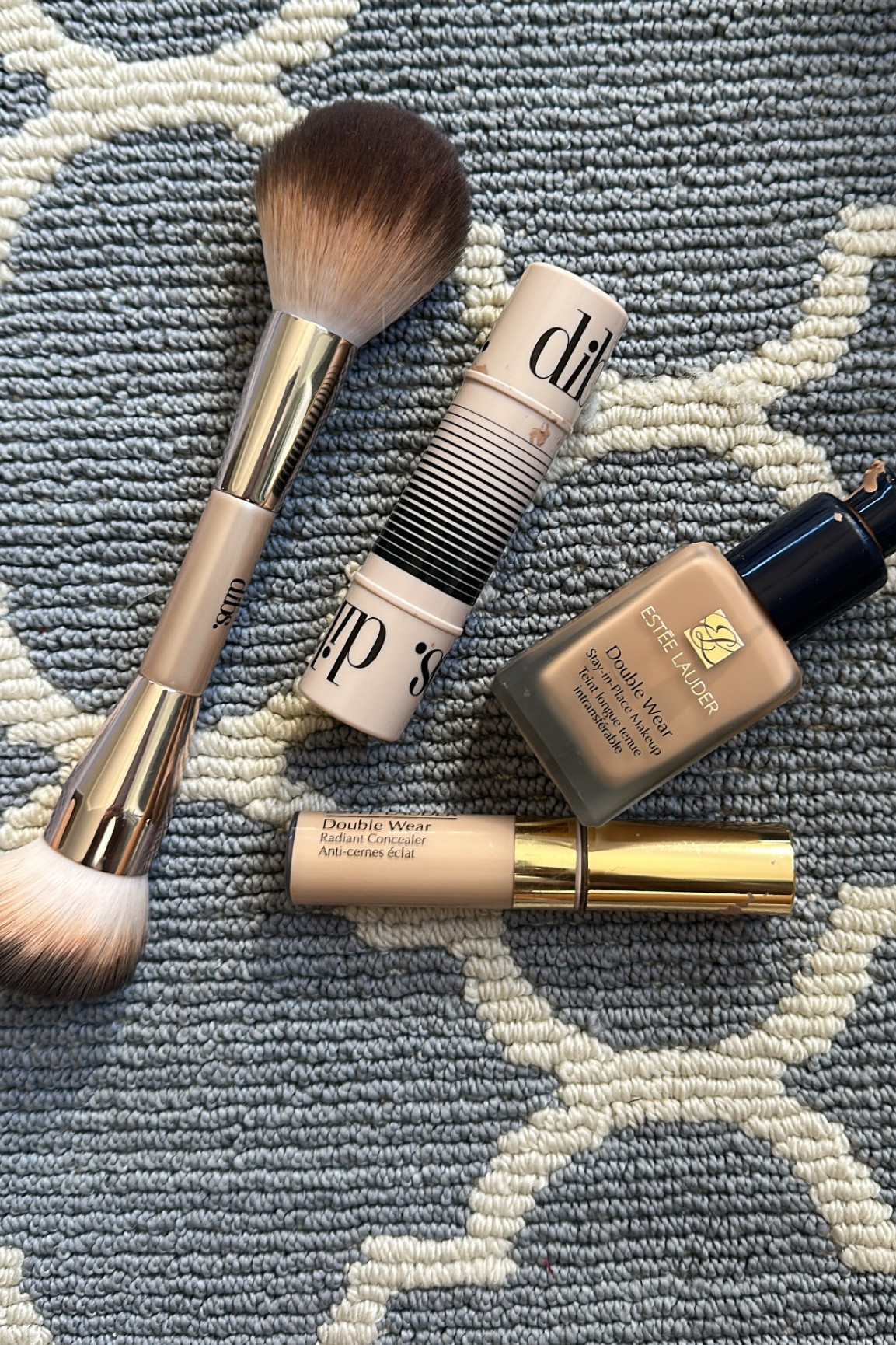 Medium to full coverage foundation - I use Estée Lauder double wear 3N1 ivory beige - and radiant concealer 2N. I love the dibs beauty stick - shade 2 - the dual ended brush is a must have!

#LTKfindsunder50 #LTKover40 #LTKbeauty