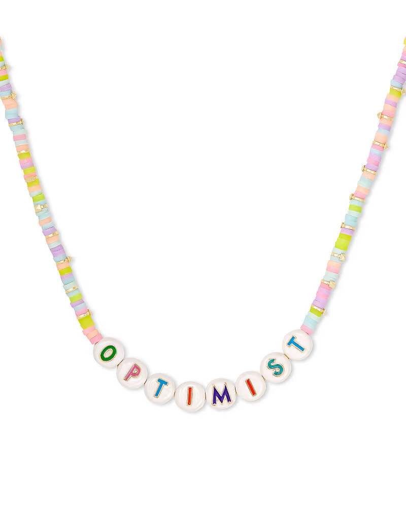 Reece Optimist Gold Strand Necklace in Pink Pastel Mix | Kendra Scott