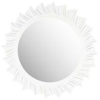 By the Sea 29 in. x 29 in. solid Wood Framed Mirror | The Home Depot