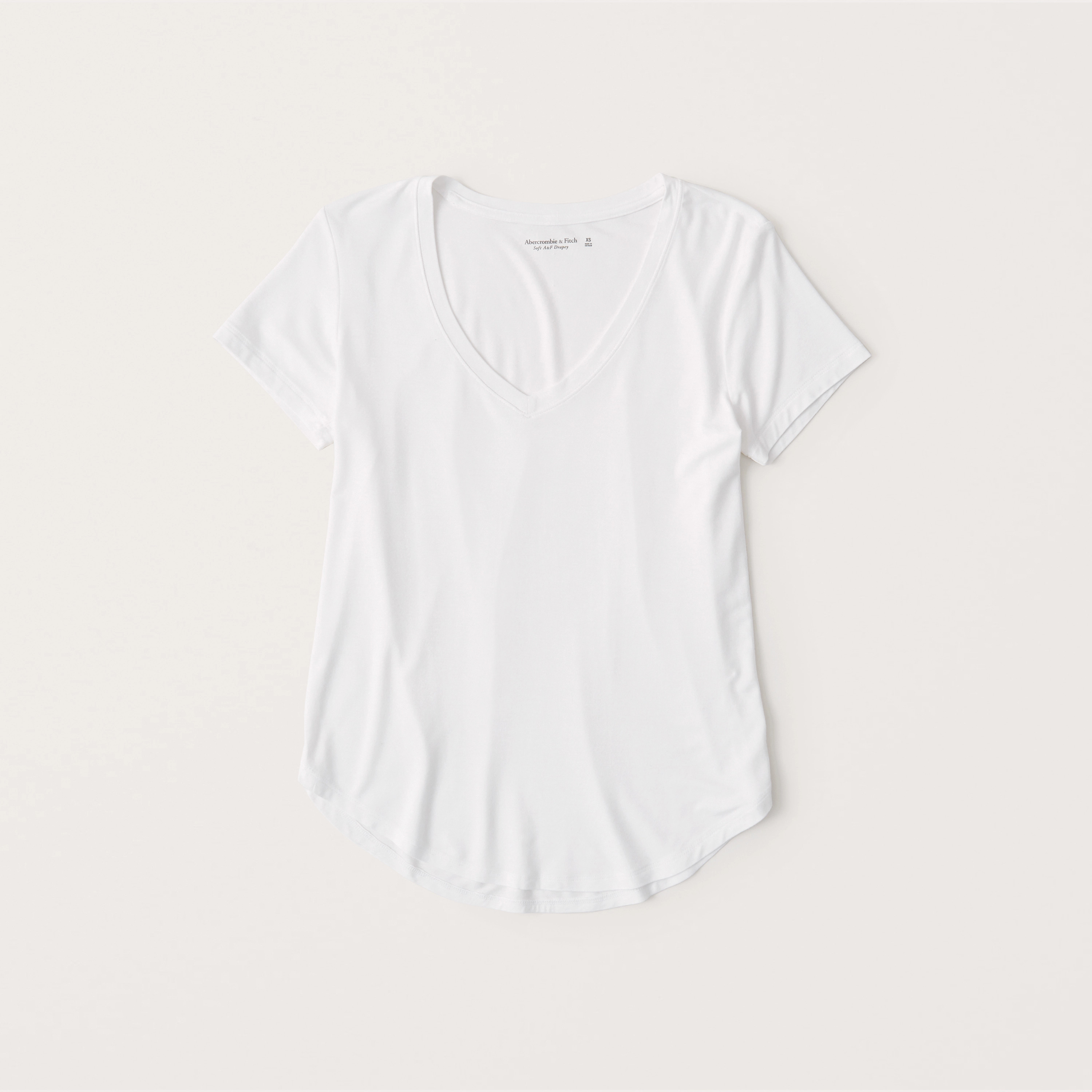 Drapey V-Neck Tee | Abercrombie & Fitch (US)