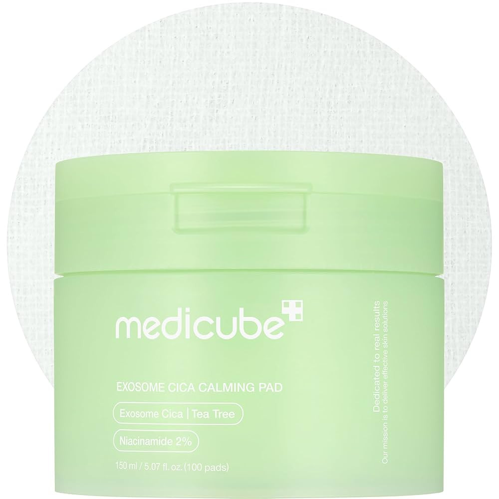 medicube Exosome CICA Tea Tree Calming Toner Pads for Sensitive Skin with Centella Asiatica Help ... | Amazon (US)