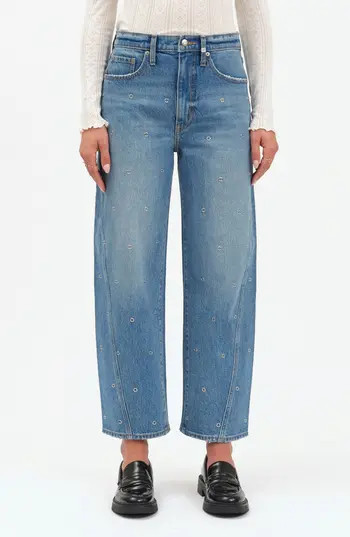 DAZE Westward High Waist Ankle Barrel Leg Jeans in Nailed It at Nordstrom Rack, Size 29 | Nordstrom Rack
