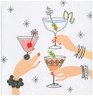 Caspari Aperitivo Cocktail Napkins - 20 Per Package | Amazon (US)
