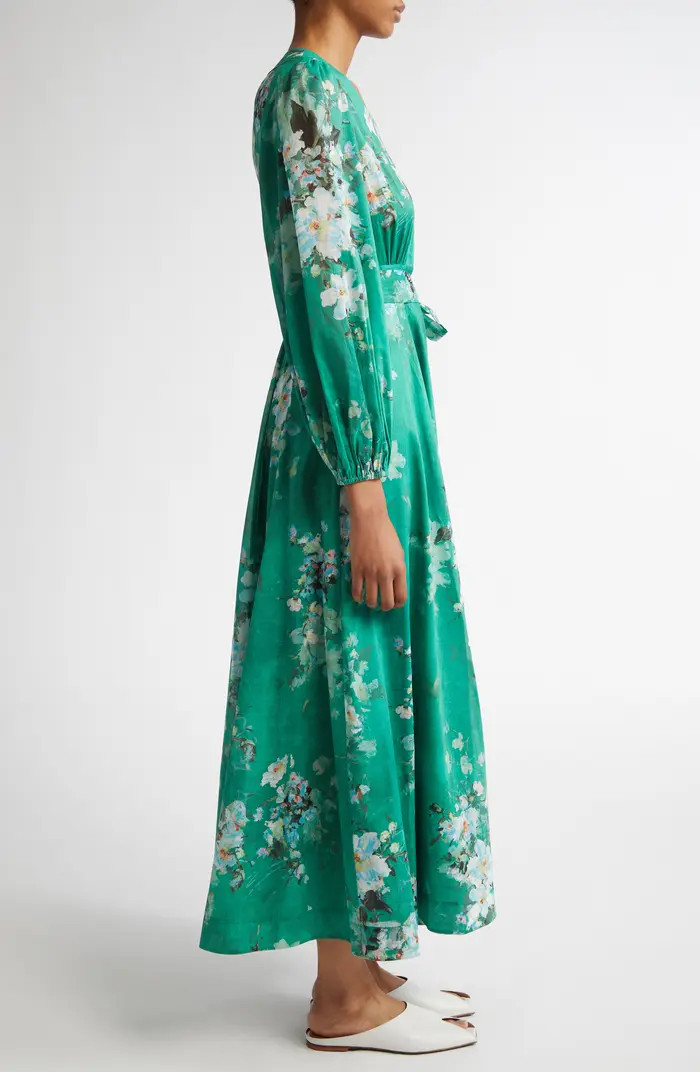 Zimmermann Everly Floral Print Cotton Wrap Dress | Nordstrom | Nordstrom