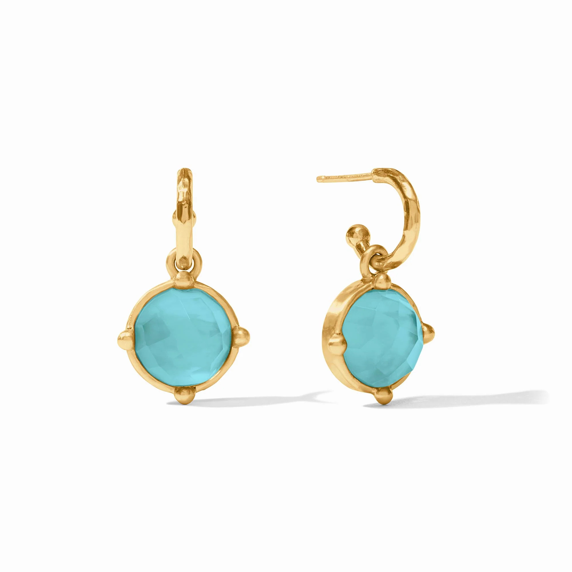 Honeybee Hoop & Charm Gold Earring | Julie Vos | Julie Vos