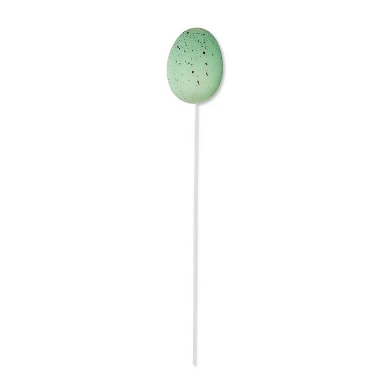 Easter Green Speckled Easter Egg Pick, 10 in, by Way To Celebrate | Walmart (US)