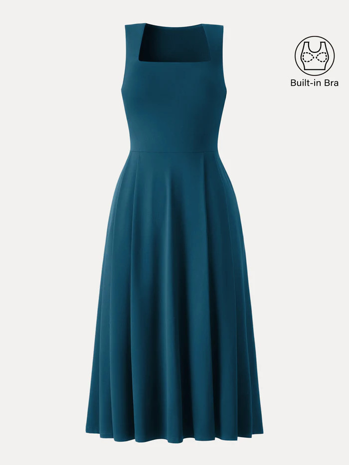The Anytime Little Black Bra Dress with Pockets | OGLmove