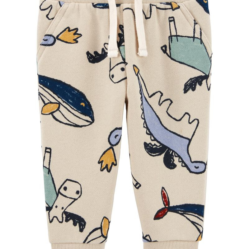 Baby Animals Pull-On Fleece Pants | Carter's