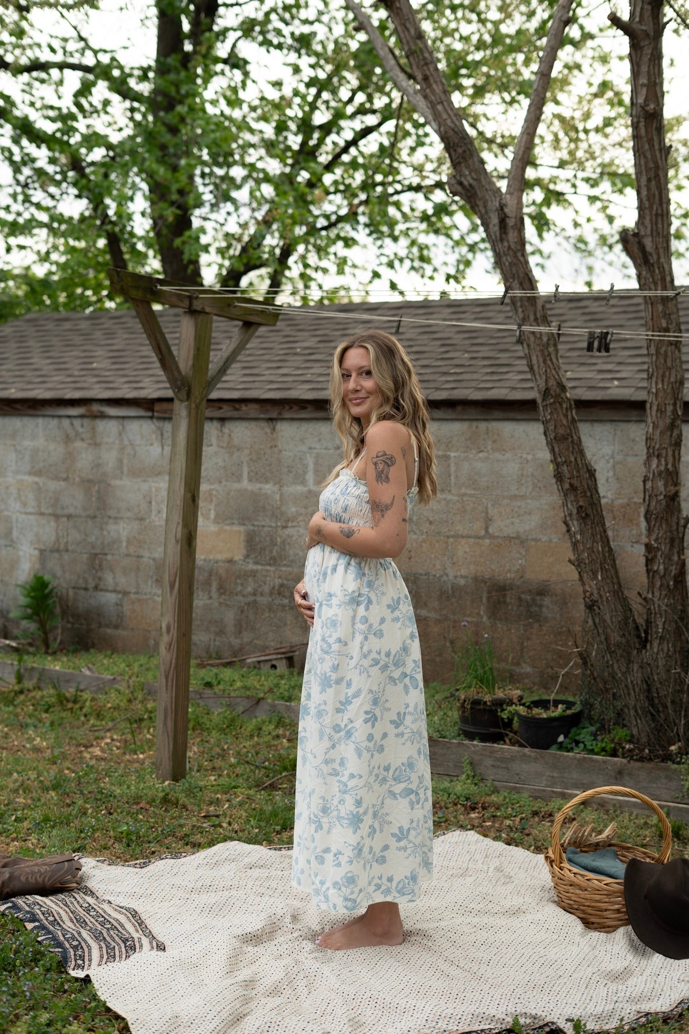 Pregnancy announcement dress
I got my tts small with plenty of room for belly (and boobies) to grow.