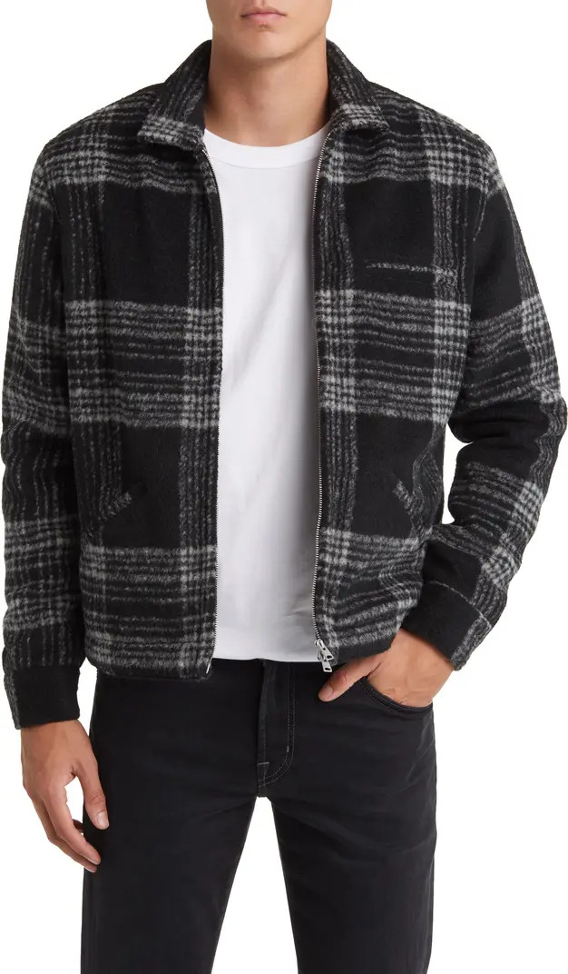 Phoenix Plaid Zip-Up Shirt Jacket | Nordstrom