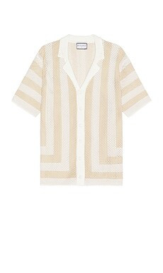 Runaway The Label Theo Shirt in Sand & White from Revolve.com | Revolve Clothing (Global)