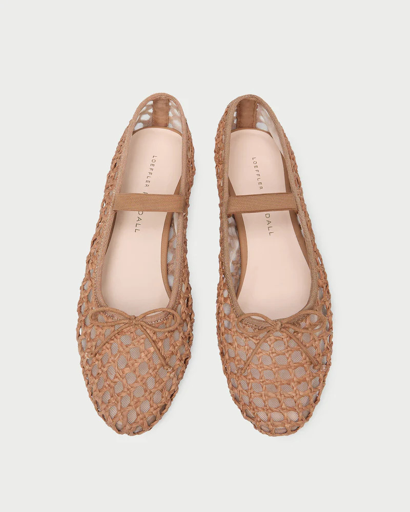 Leonie Brown Crochet Ballet Flat | Loeffler Randall