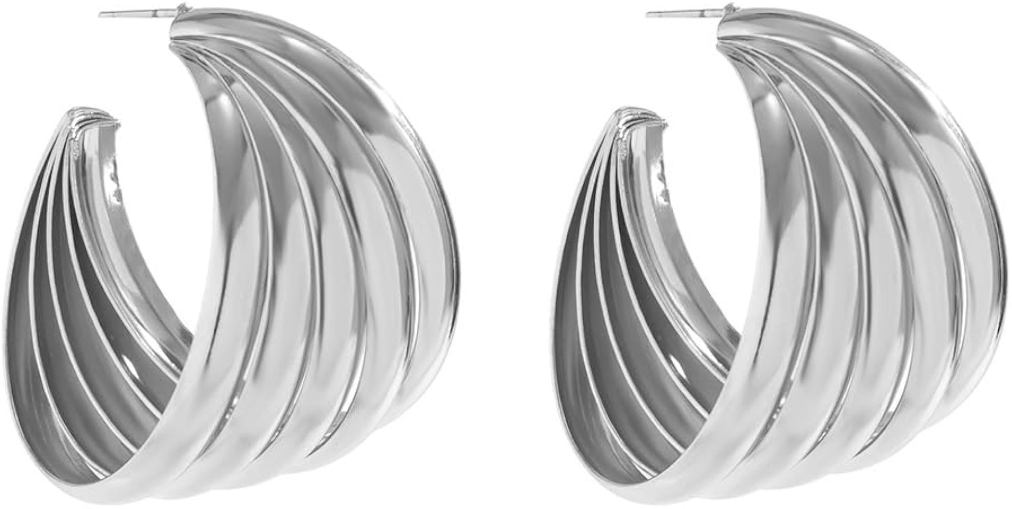 Gold Chunky Statement Earring for Prom Party,Oversized Exaggerated Dangle Earrings for Formal Eve... | Amazon (US)