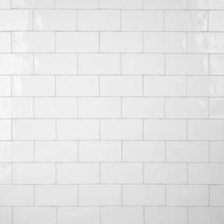 Castillo White 3 in. x 6 in. Ceramic Subway Wall Tile (5.72 sq. ft./Case) | The Home Depot