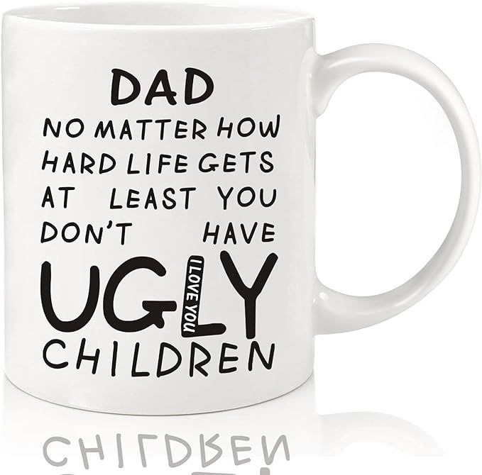 Fathers Day Dad Gifts from Daughter Son Wife,11oz Funny Coffee Mug Gifts for Dad Grandpa Father i... | Amazon (US)