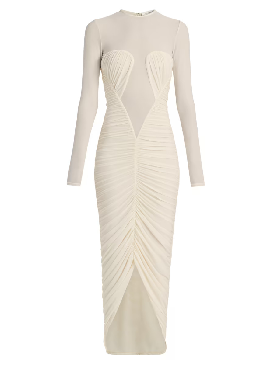 Ronny Kobo Besora Ruched Jersey Maxi Dress | Saks Fifth Avenue | Saks Fifth Avenue