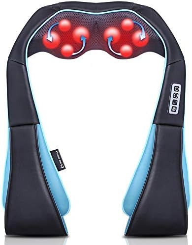 Neck Shoulder Back Massager with Heat - Shiatsu Neck Massager Present, Gift for Men / Women / Mom... | Amazon (US)