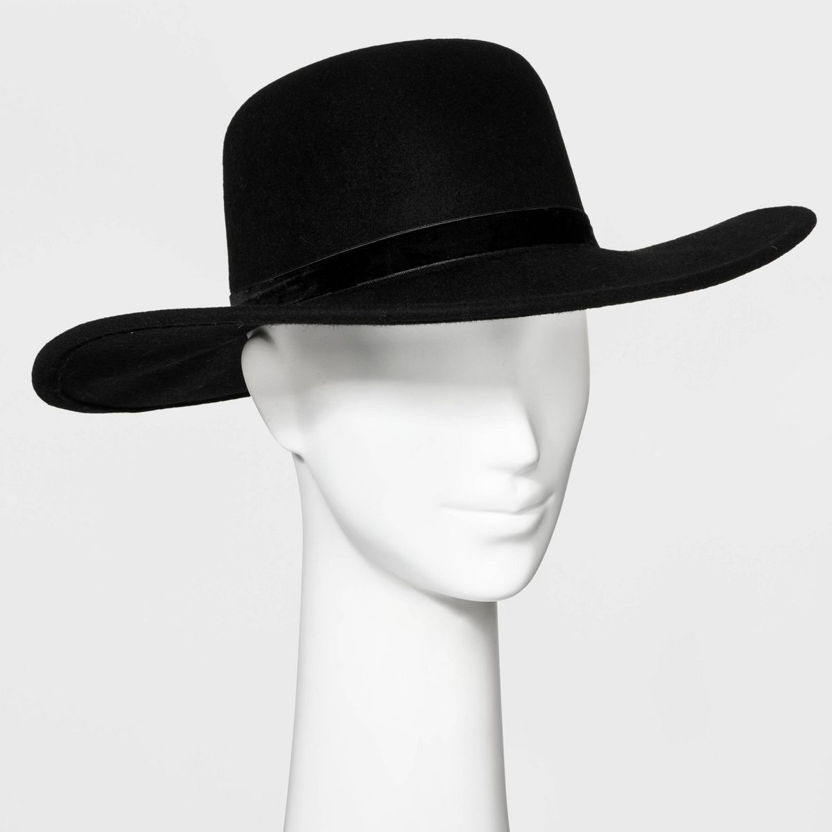 Wide Brim Felt Hat - A New Day™ Black | Target