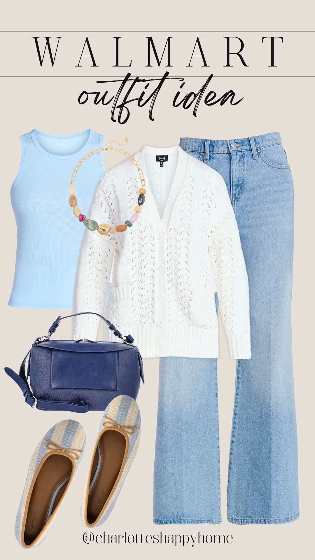Cute spring outfit idea from Walmart!

#walmartfinds

Walmart finds. Walmart fashion. Walmart new arrivals. Walmart denim. Walmart spring sweater. Walmart spring flats  

#LTKootd #LTKgrwm #LTKSeasonal
