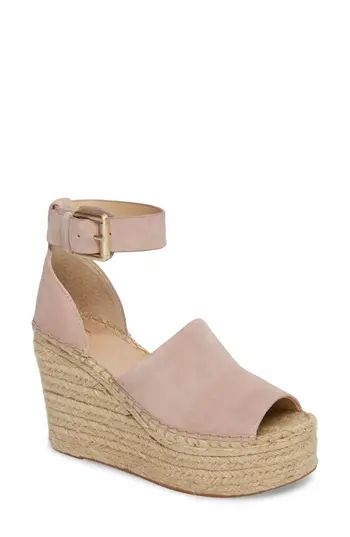 Women's Marc Fisher Ltd 'Adalyn' Espadrille Wedge Sandal, Size 5 M - Pink | Nordstrom