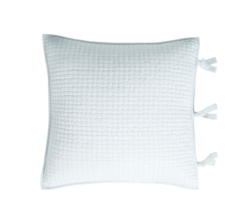 Pick-Stitch Handcrafted Cotton/Linen Quilt & Shams | Pottery Barn (US)