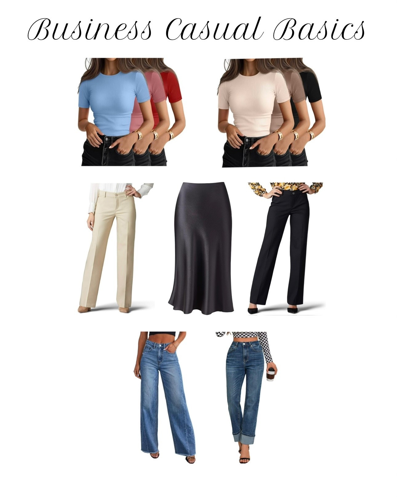 Business casual made simple. These pieces are perfect for mixing and matching. Making outfits easy to put together  

#LTKStyleTip #LTKFindsUnder100 #LTKFindsUnder50