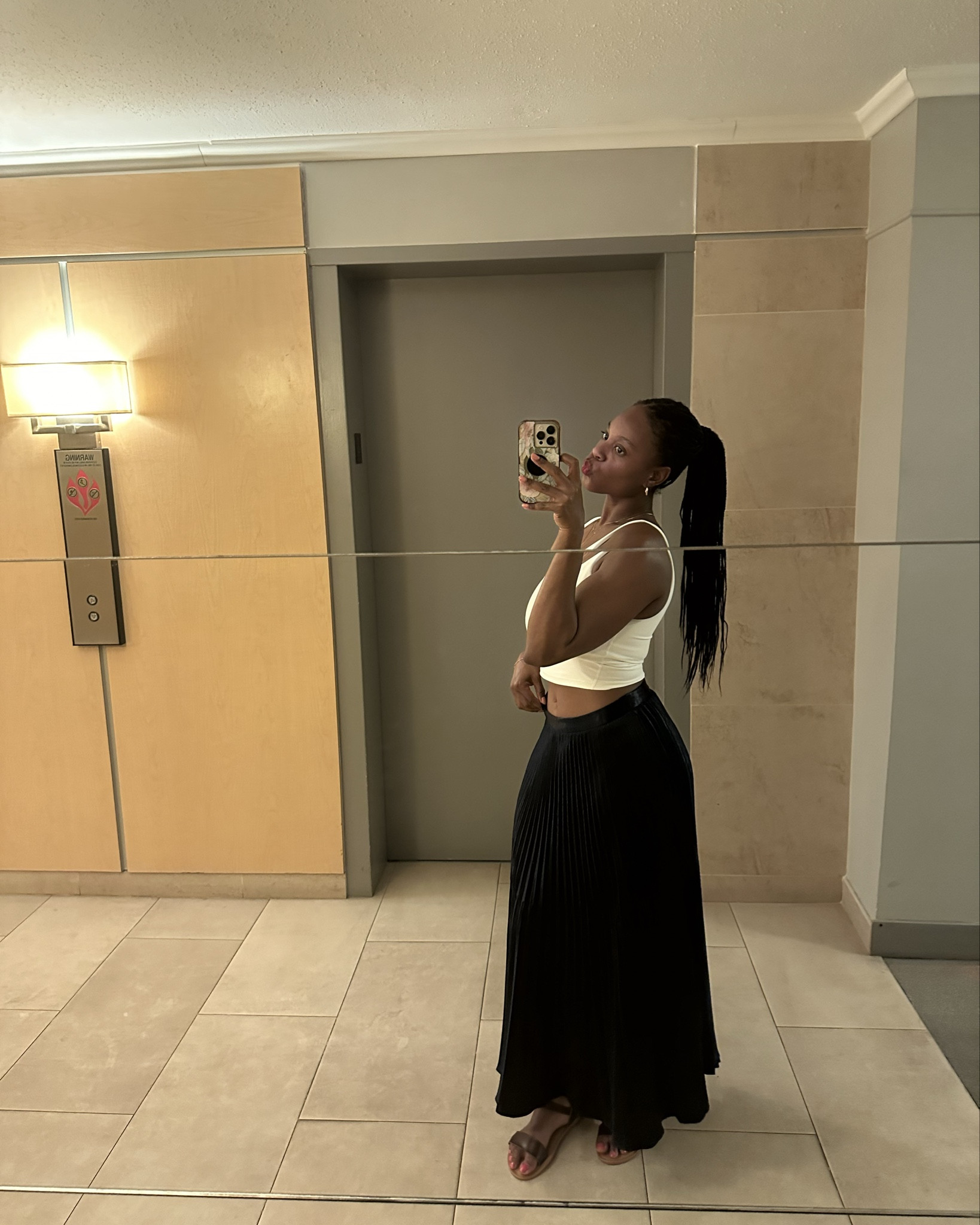 White longline bra 
White top 
White sports bra 
Accordion skirt 
Maxi skirt 
Dark blue maxi skirt 
Express skirt 

#LTKBacktoSchool #LTKFindsUnder50 #LTKStyleTip