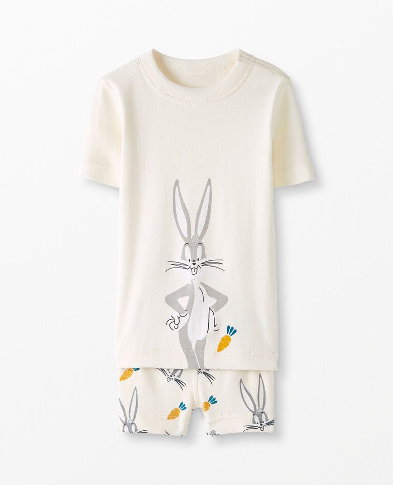 Bugs Bunny™ Short John Pajamas In Organic Cotton | Hanna Andersson