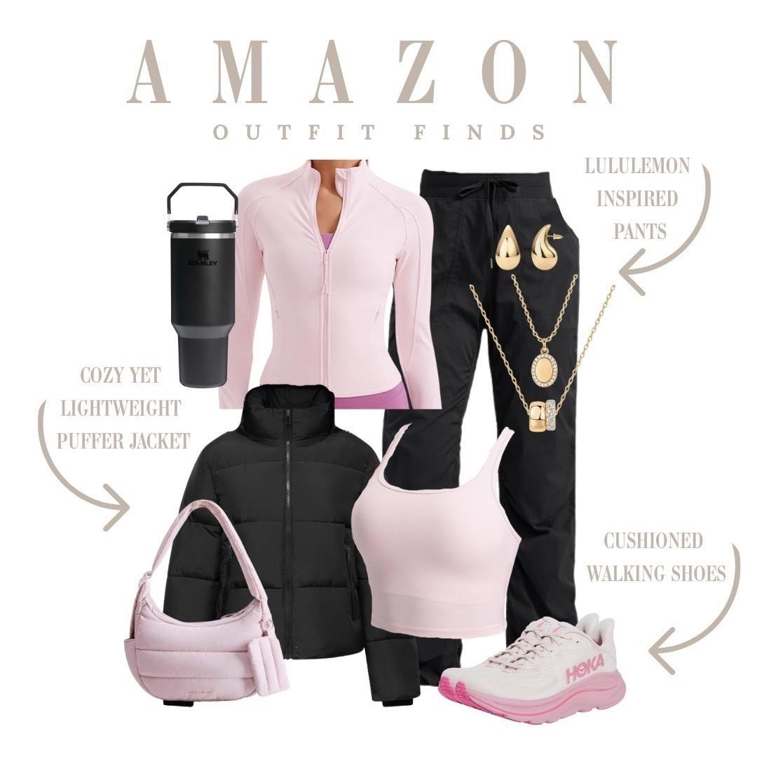 Lululemon inspired activewear finds from Amazon featuring a soft light pink just in time for spring.

#LTKSpringSale #LTKmomlife #LTKActive