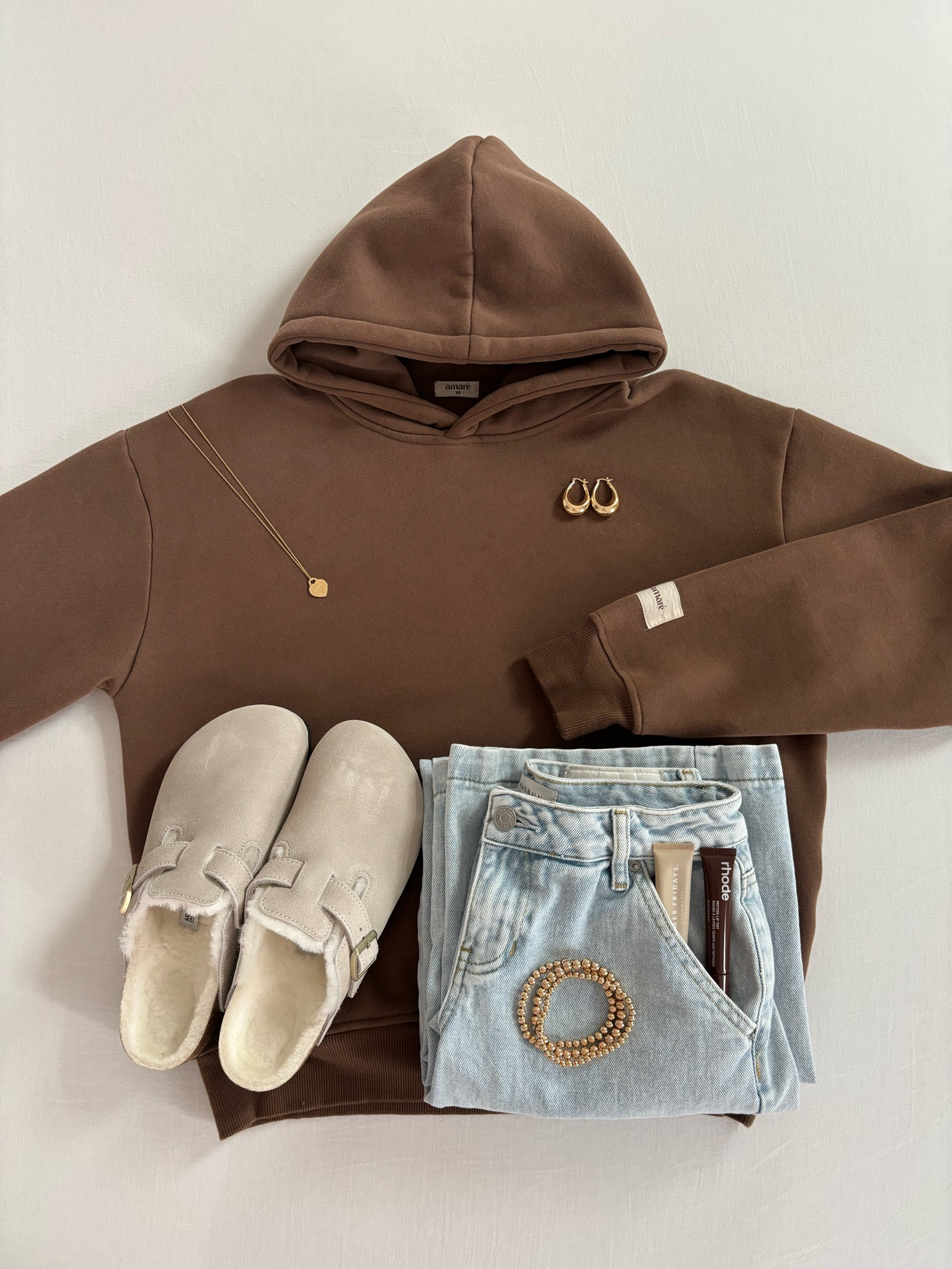 Hoodie is from Amaré