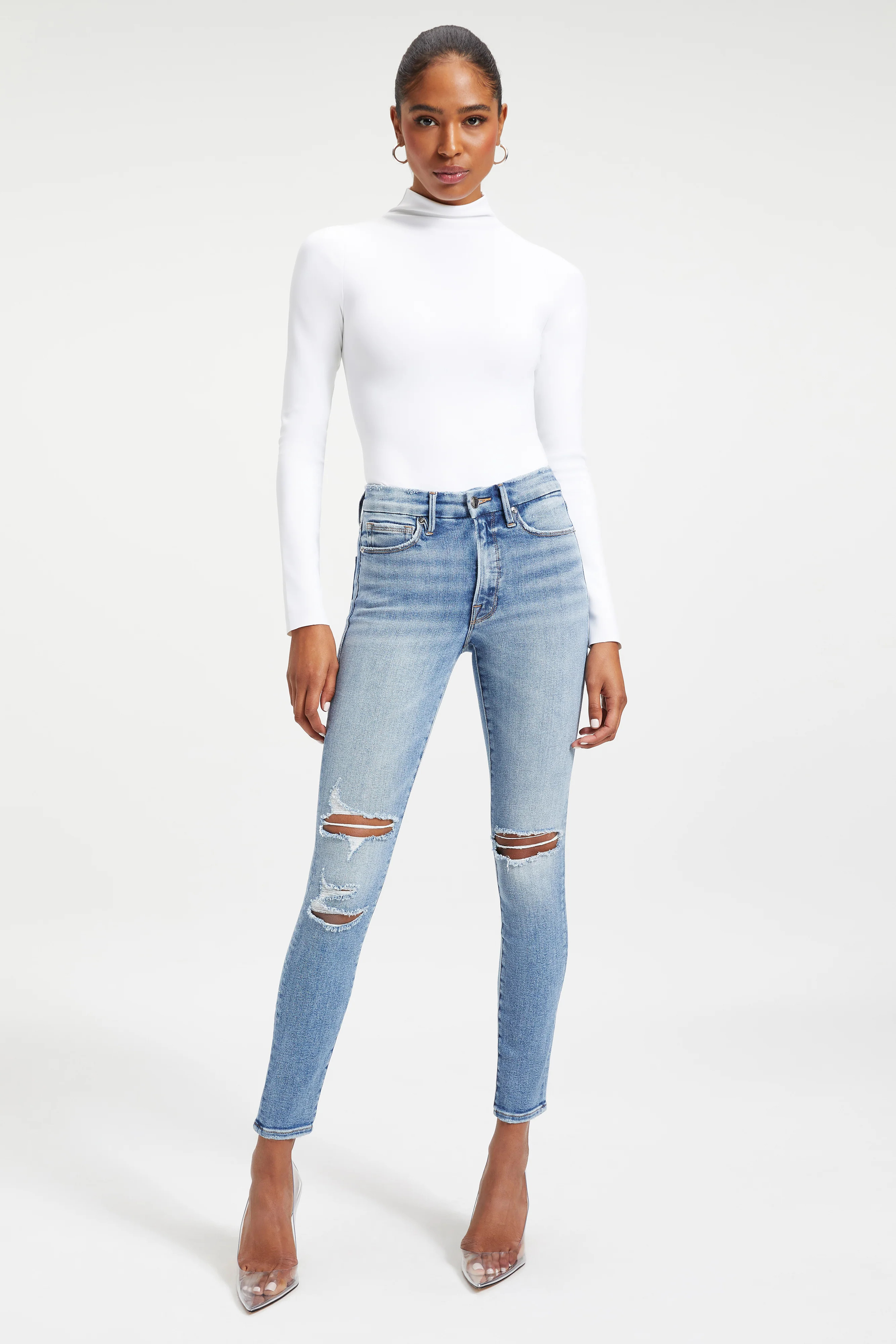 GOOD LEGS SKINNY JEANS | INDIGO006 - GOOD AMERICAN | Good American