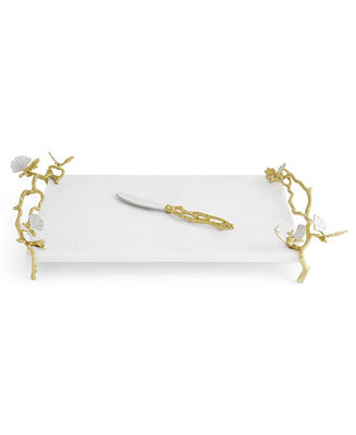 Michael Aram Butterfly Ginkgo Gold Cheeseboard Spreader - Macy's | Macy's