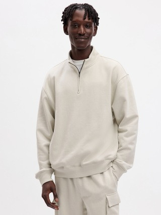 Heavyweight Quarter-Zip Pullover | Gap (US)