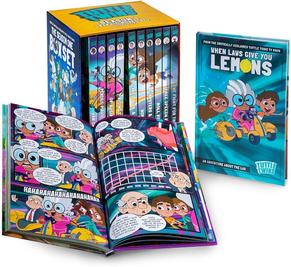 Tuttle Twins Season 1 Hardcover Graphic Novel Box Set | Amazon (US)