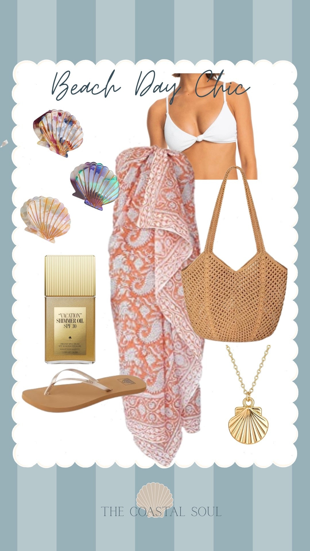 Chic Beach Day essentials

#LTKSeasonal #LTKSwim