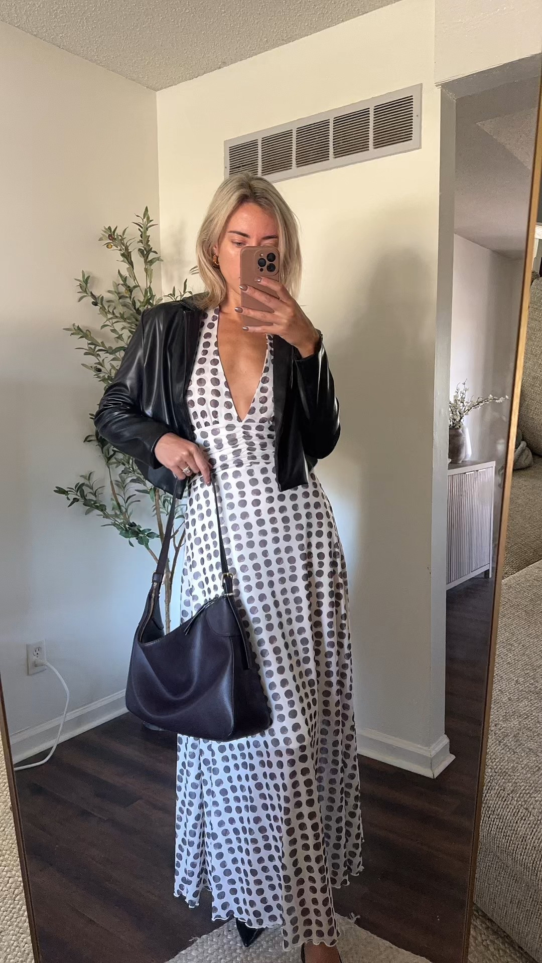 Fall outfit Inspo, polka dot dress, maxi dress for fall, burgundy 

#LTKFindsUnder50 #LTKParties #LTKStyleTip