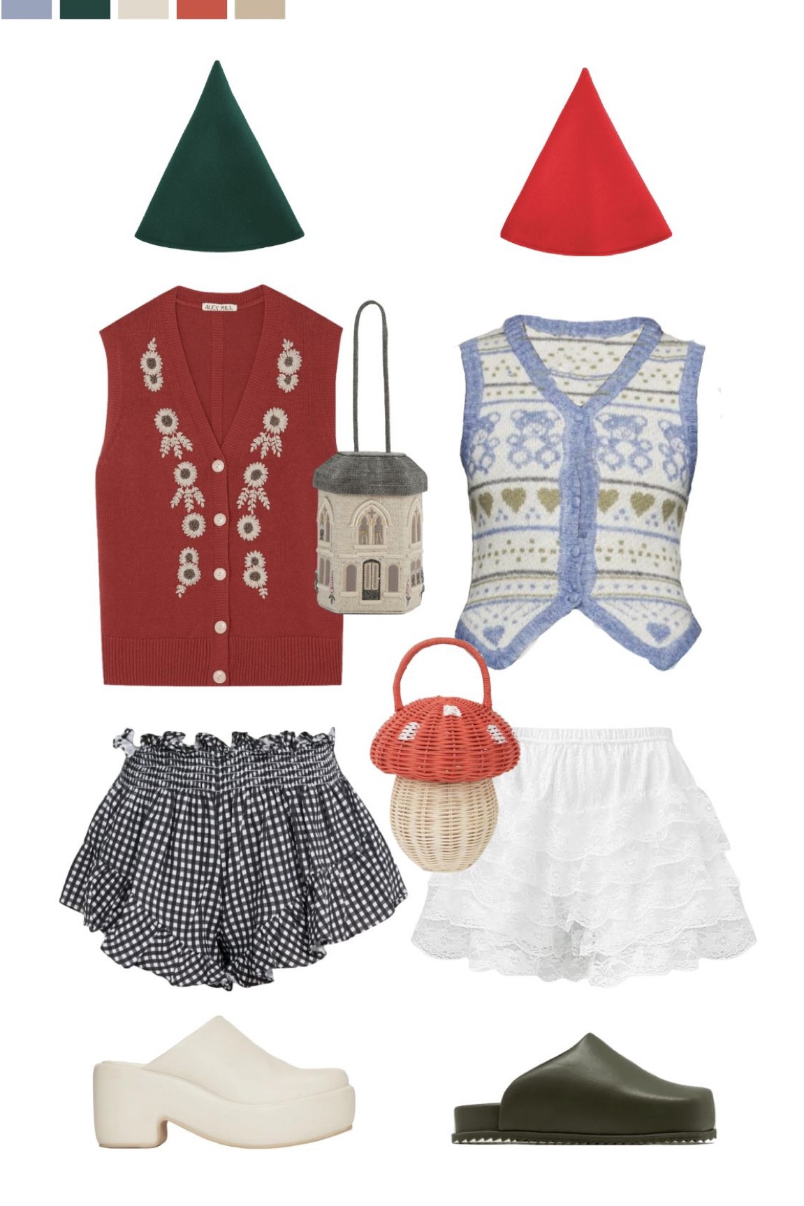 Easiest and cutest group costume for 2023: A “Donsy” of Gnomes. With bloomers and sweater vests trending on Google searches across the US for fall + my personal love of clogs (check out the Everlane version - I’m in love) I feel like it’s safe to say many fashion girls have pieces of these looks already. Just add a gnome hat and a cute little house, mushroom, or frog purse and you’re set! 

#LTKSeasonal #LTKHalloween #LTKHoliday