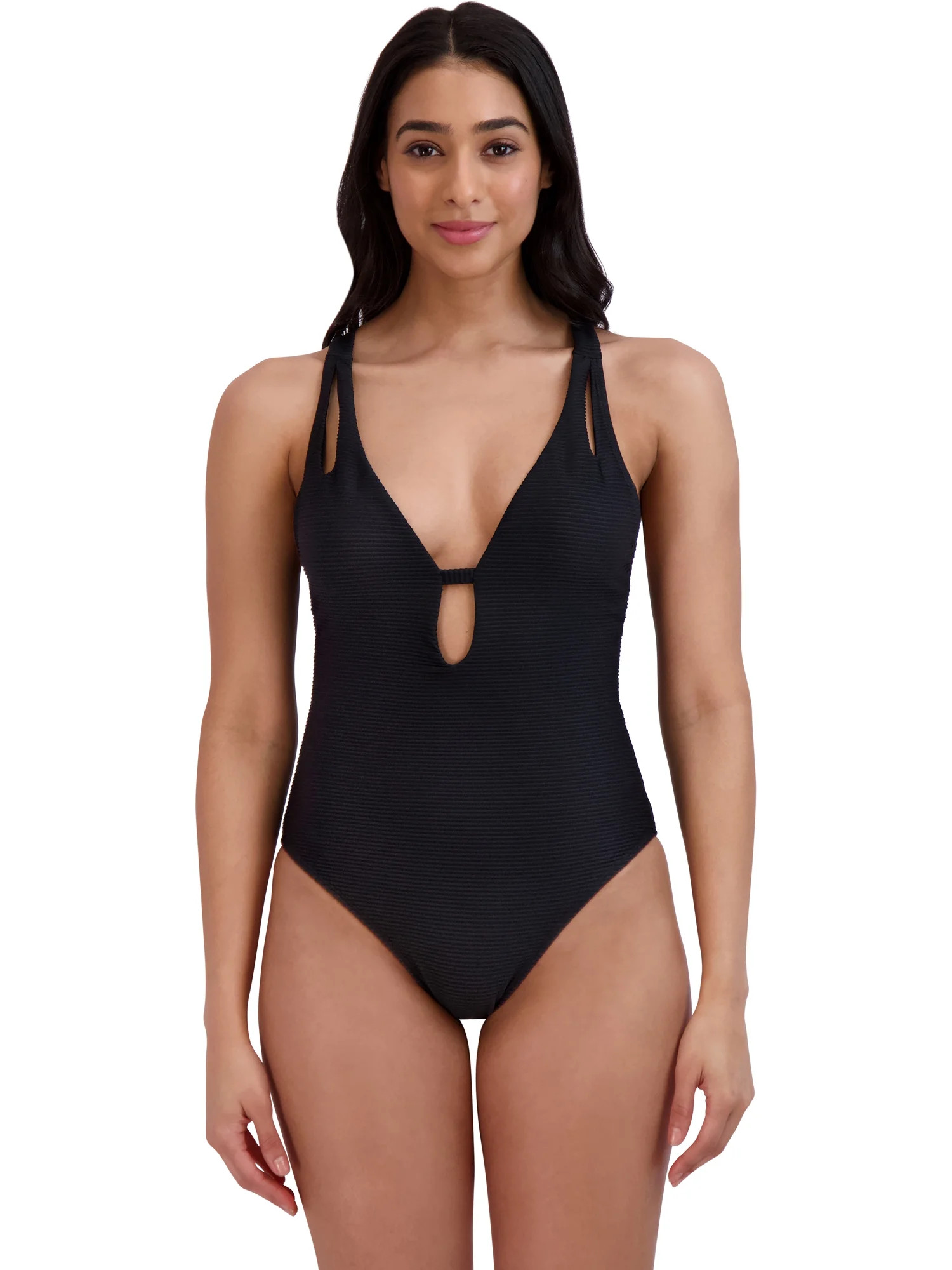 BCBG Paris Women's Adjustable Keyhole One Piece | Walmart (US)