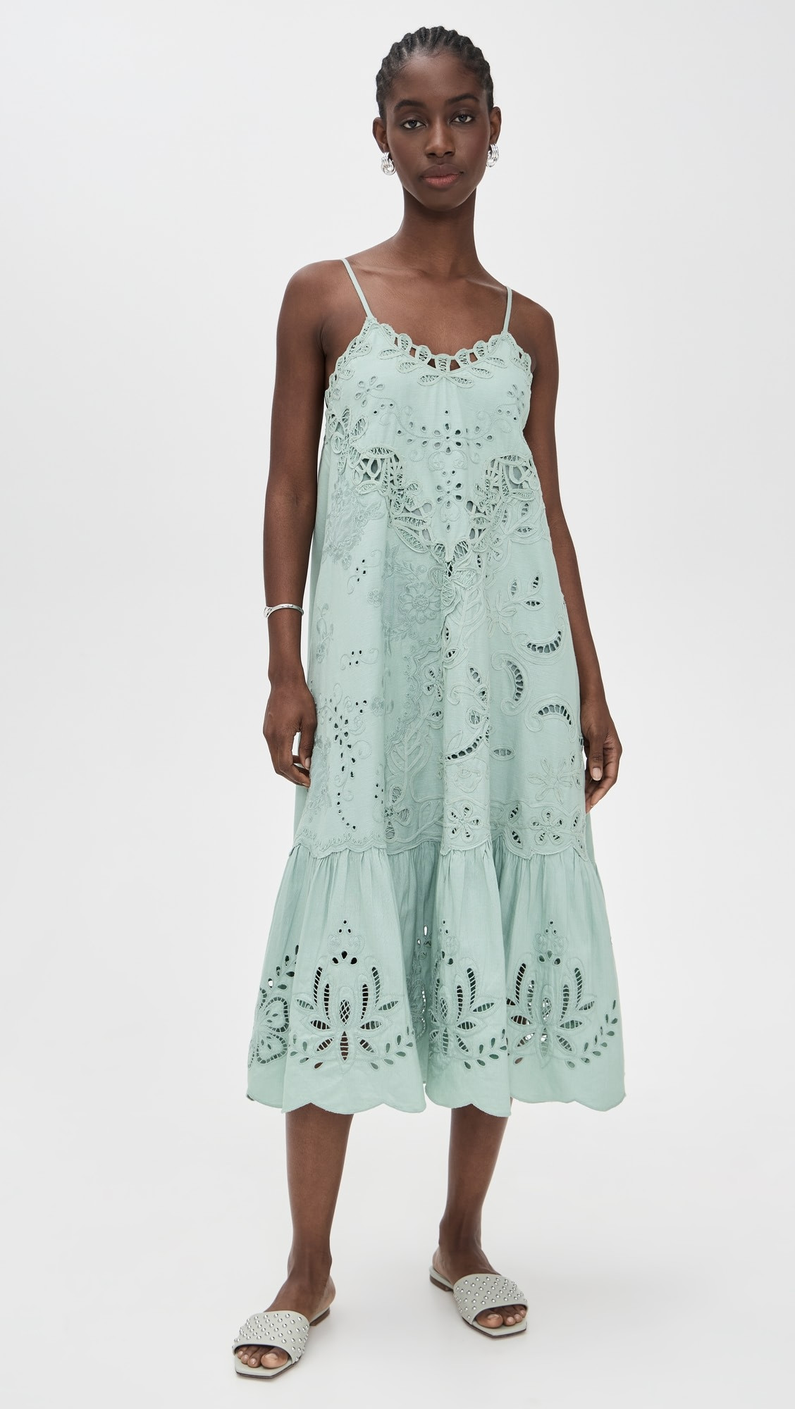 Iyla Soutache Slip Midi Dress | Shopbop