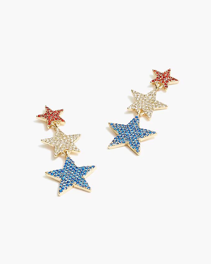 Patriotic statement earrings | J.Crew Factory
