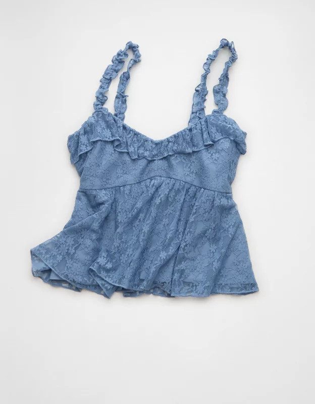 AE Lace Babydoll Cami | American Eagle Outfitters (US & CA)