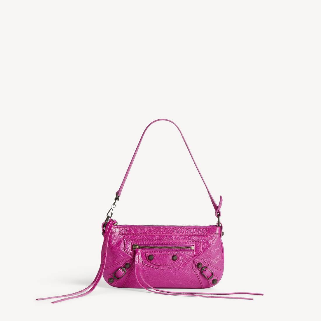 Women's Le City Pouch On Strap in Azalee | Balenciaga US | Balenciaga