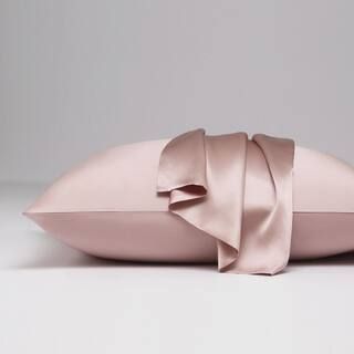 Allied Home Dreamy Silk King Pink Pillow Case | The Home Depot