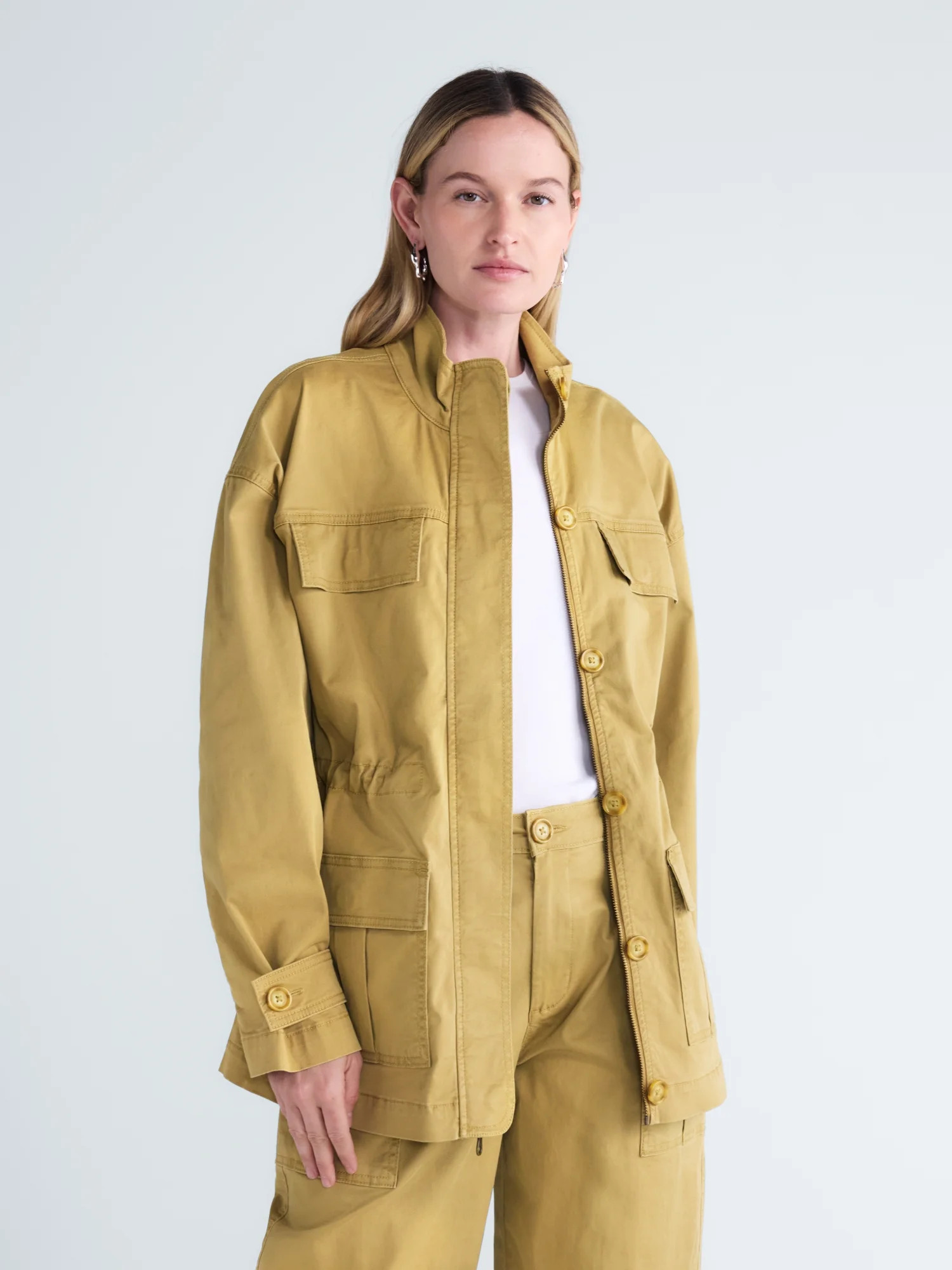 Scoop Women's and Women's Plus Cinched Waist Barn Jacket, Sizes XS-4X | Walmart (US)