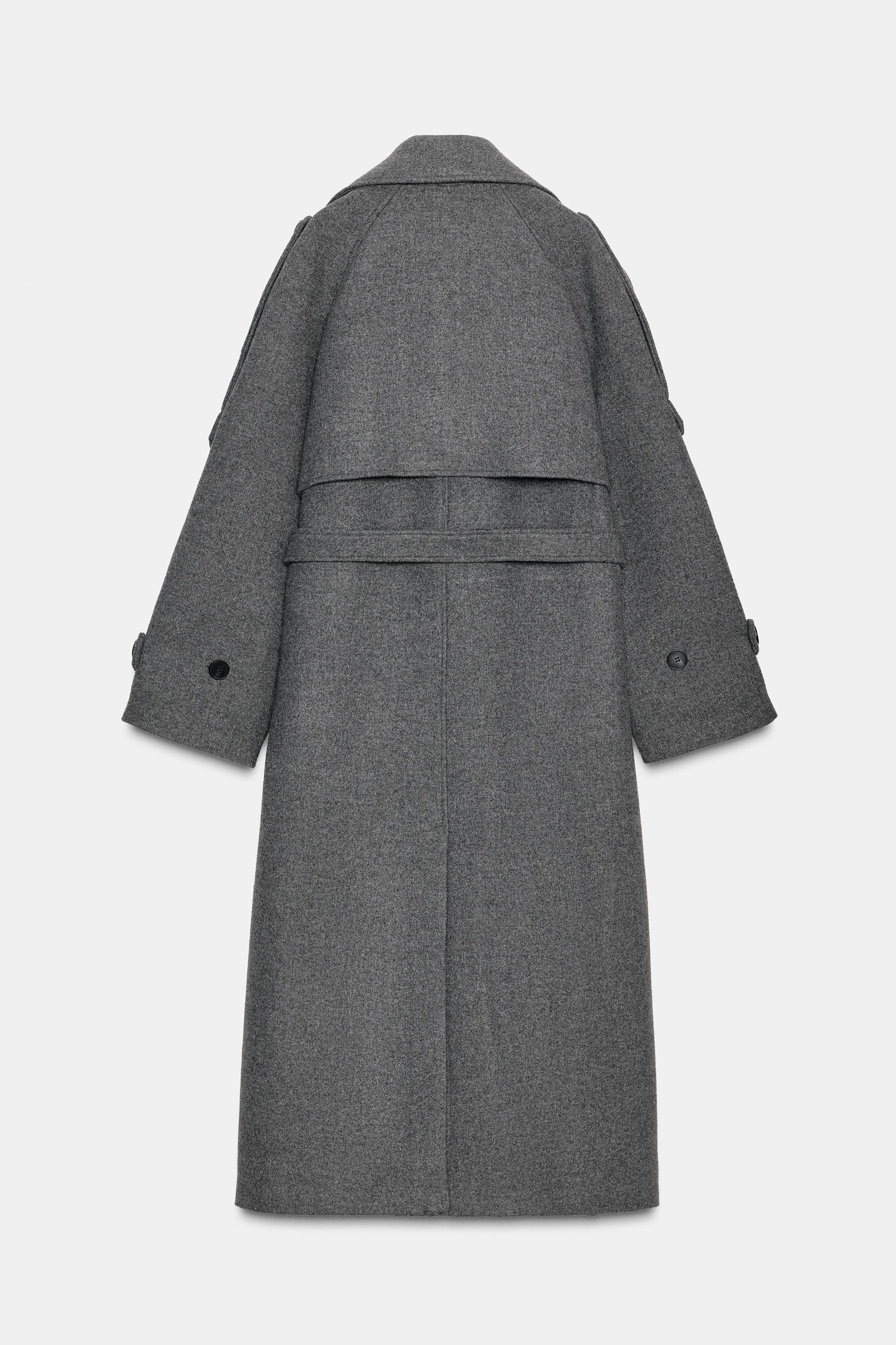 DOUBLE-BREASTED COAT WITH BELT AND LOOPS | Zara UK